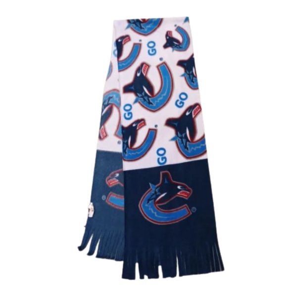 Vancouver Canucks Fleece Winter Scarf - Picture 1 of 6